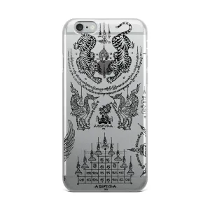 Covered With Sacred Thai Buddhist Tattoos iPhone Case