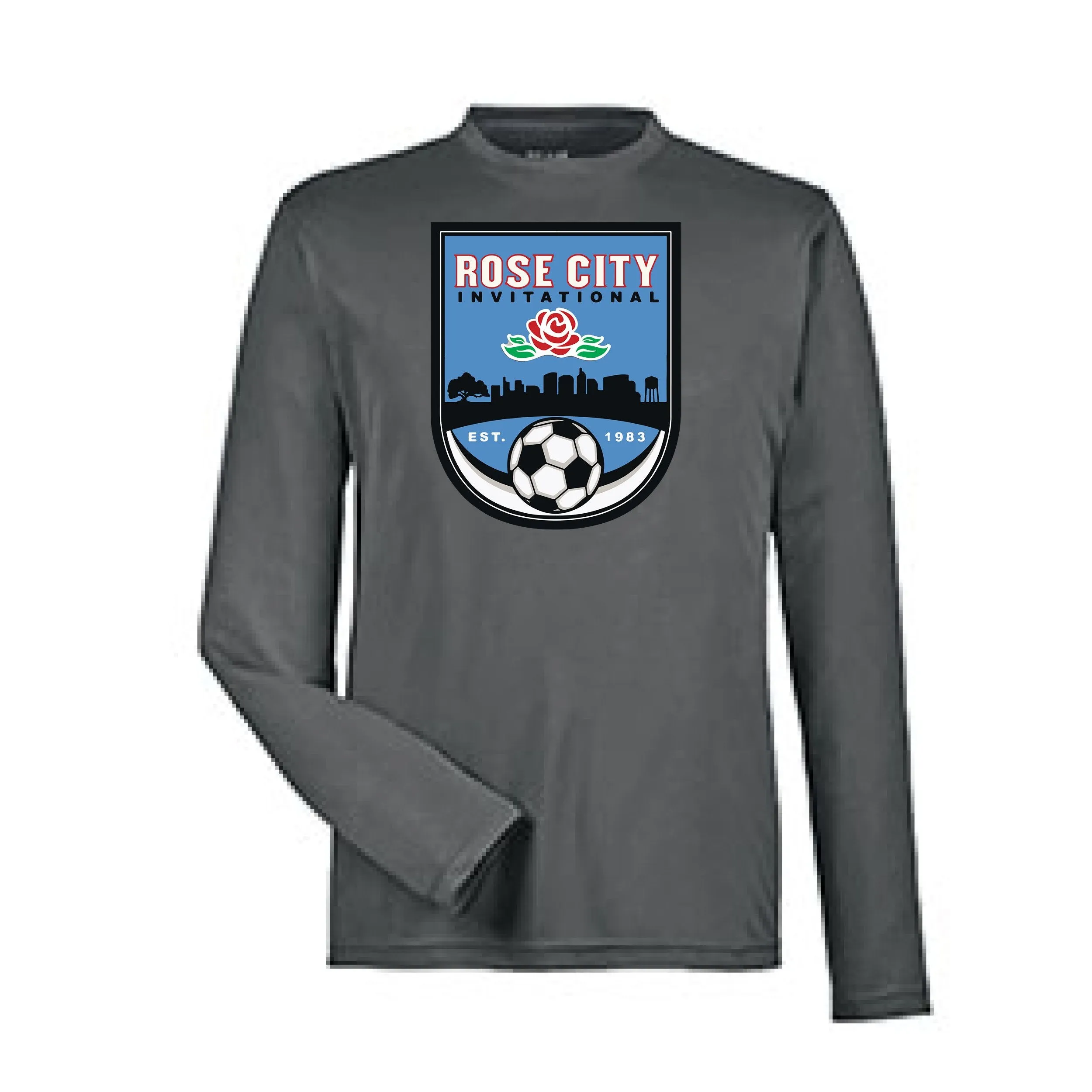 Team 365 Zone Performance Long Sleeve Shirts Rose City Invitational